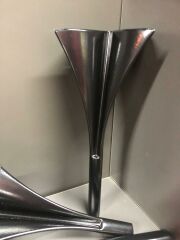 Pollux Metal Ayak 16-21-25cm Mat Siyah Koltuk Kanepe Dolap Tv Ünite Modern Mobilya Ayağı Puf