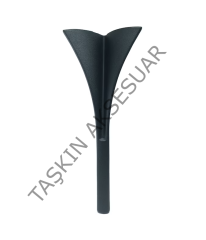 Pollux Metal Ayak 16-21-25cm Mat Siyah Koltuk Kanepe Dolap Tv Ünite Modern Mobilya Ayağı Puf