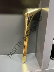 Panama Metal Ayak 16-21-28cm Altın Renk Koltuk Kanepe Dolap Tv Ünite Modern Mobilya Ayağı Puf Gold Renk