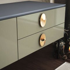 Toro Metal Kulp Altın 32mm Dolap Kapak Komidin Tv Ünite Çekmece Modern Mobilya Kulbu Gold Renk