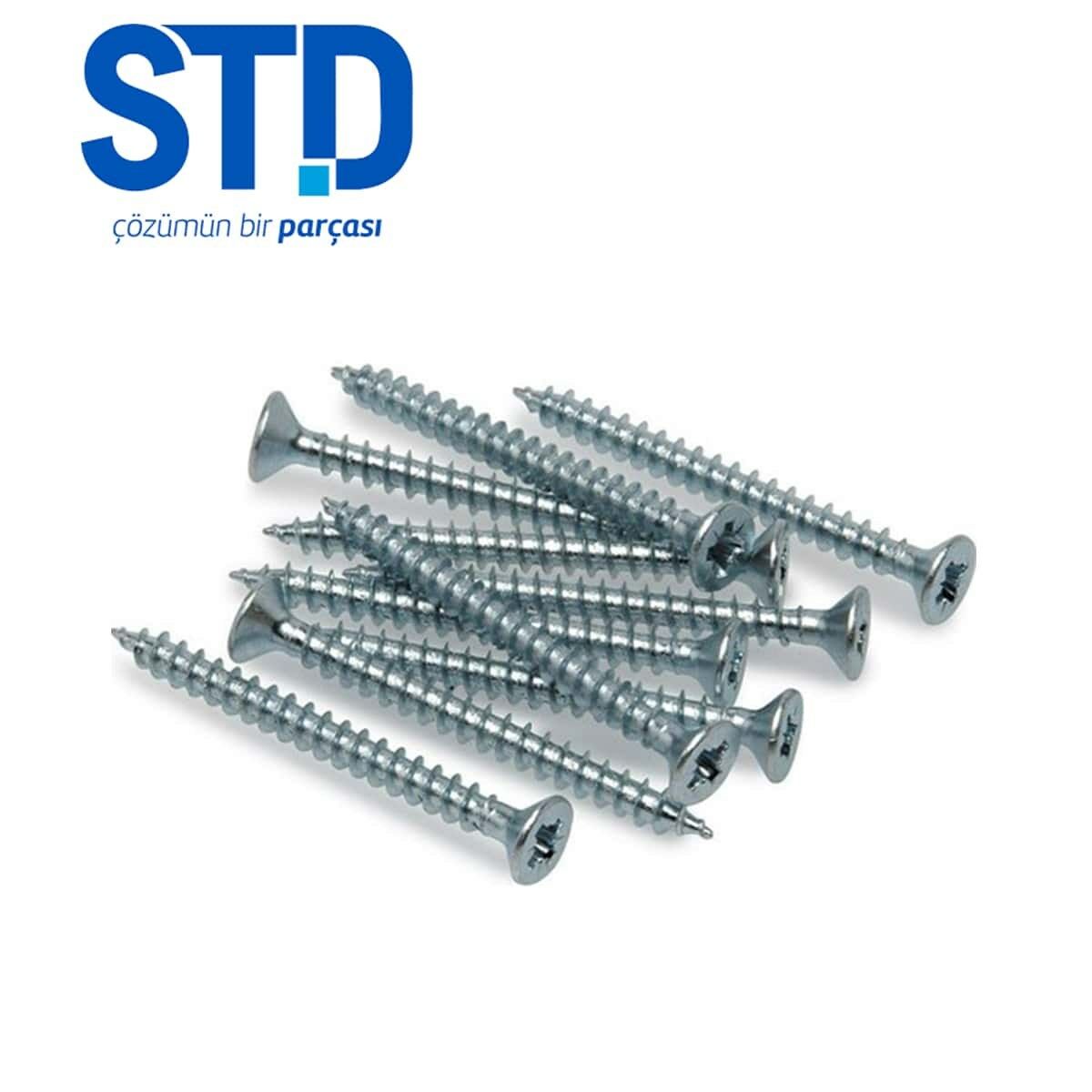 Std Standart Sunta Ahşap Vidası 4,0mm