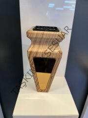 Nova Sert Plastik Ayak 15cm Ahşap+Bronz Renk Koltuk Kanepe Dolap Tv Ünite Modern Mobilya Ayağı Puf Komidin Kitaplık Şifonyer Kiyaplık Berjer