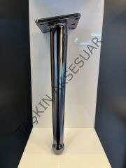 Bone Metal Ayak 20cm Füme Renk Koltuk Kanepe Dolap Tv Ünite Modern Mobilya Ayağı Puf Komidin Kitaplık Şifonyer