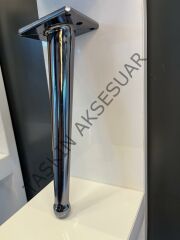 Bone Metal Ayak 20cm Füme Renk Koltuk Kanepe Dolap Tv Ünite Modern Mobilya Ayağı Puf Komidin Kitaplık Şifonyer