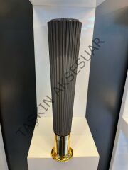 Suit Sert Plastik Ayak 23 Cm Füme+Altın Renk Koltuk Ayağı Tv Ünite Modern Mobilya Dolap Komidin