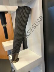 Suit Sert Plastik Ayak 23 Cm Füme+Bronz Renk Koltuk Ayağı Tv Ünite Modern Mobilya Dolap Komidin