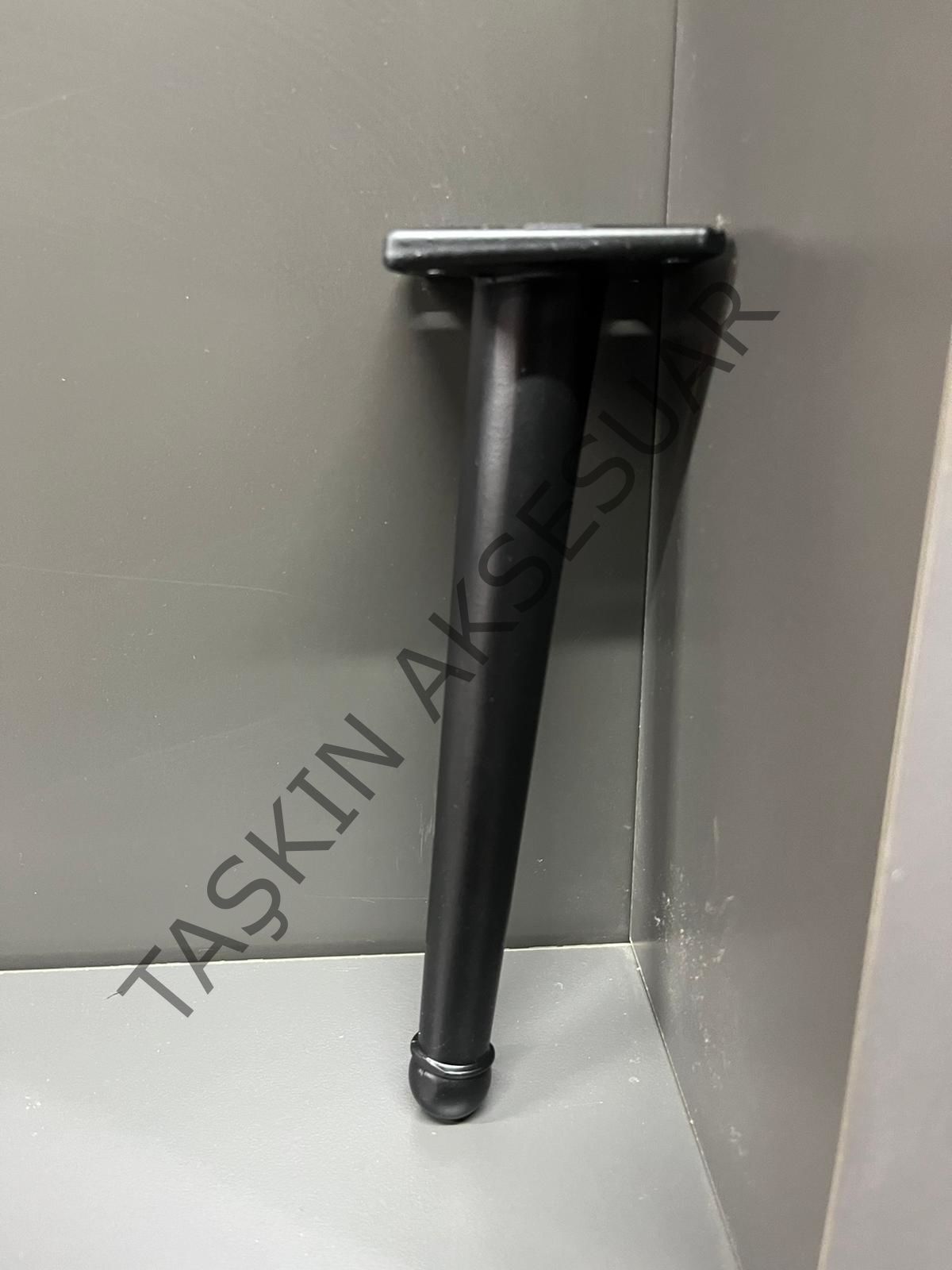﻿BoneX Metal Ayak 15-20-25cm Mat Siyah Modern Mobilya Ayağı Koltuk Dolap Kitaplık Konsol Komidin