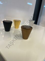 Tırtıklı Metal Düğme Kulp Altın Krom Mat Siyah Bronz Dolap Kapak Modern Çekmece Gold Gümüş Mobilya Kulbu Tv Ünite Komidin
