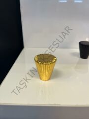 Tırtıklı Metal Düğme Kulp Altın Krom Mat Siyah Bronz Dolap Kapak Modern Çekmece Gold Gümüş Mobilya Kulbu Tv Ünite Komidin