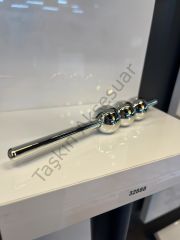 Petra Düz Metal Kulp 32-128mm Krom Dolap Kapak Çekmece Komidin Tv Ünite Modern Gümüş Mobilya Kulbu