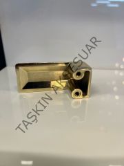 Step Metal Kulp 16mm Altın Krom Dolap Kapak Çekmece Tv Ünite Komidin Şifonyer Modern Altın Gümüş Mobilya Kulbu