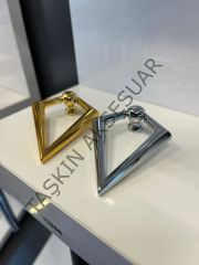 V Sarkaç Metal Düğme Kulp Altın ve Krom Renk Dolap Kapak Modern Çekmece Tv Ünite Mobilya Tek Delik Gold Gümüş