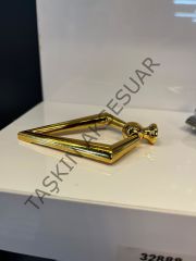 V Sarkaç Metal Düğme Kulp Altın ve Krom Renk Dolap Kapak Modern Çekmece Tv Ünite Mobilya Tek Delik Gold Gümüş