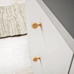 Emaks Neck Metal Düğme Kulp Gold Krom Modern Altın Mat Siyah Rose Bronz Füme Mobilya Kulbu