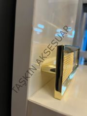 Payas Metal Kulp 32-64mm Altın Dolap Kapak Modern Çekmece Tv Ünite Konsol Komidin Şifonyer Mobilya Gold