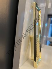 Payas Metal Kulp 32-64mm Altın Dolap Kapak Modern Çekmece Tv Ünite Konsol Komidin Şifonyer Mobilya Gold
