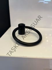 Lüx Pera Halka Sarkaç Metal Düğme Kulp Altın Füme Mat Siyah Renk Dolap Kapak Modern Çekmece Tv Ünite Mobilya Tek Delik Gold