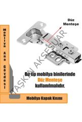 Dmk Menteşe Düz Yarım Deve Tam Deve Boynu Mobilya Menteşesi