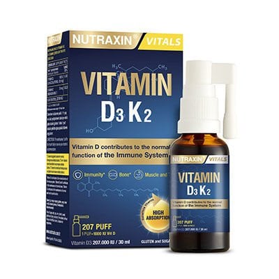 Nutraxin Vitamin D3K2 Sprey