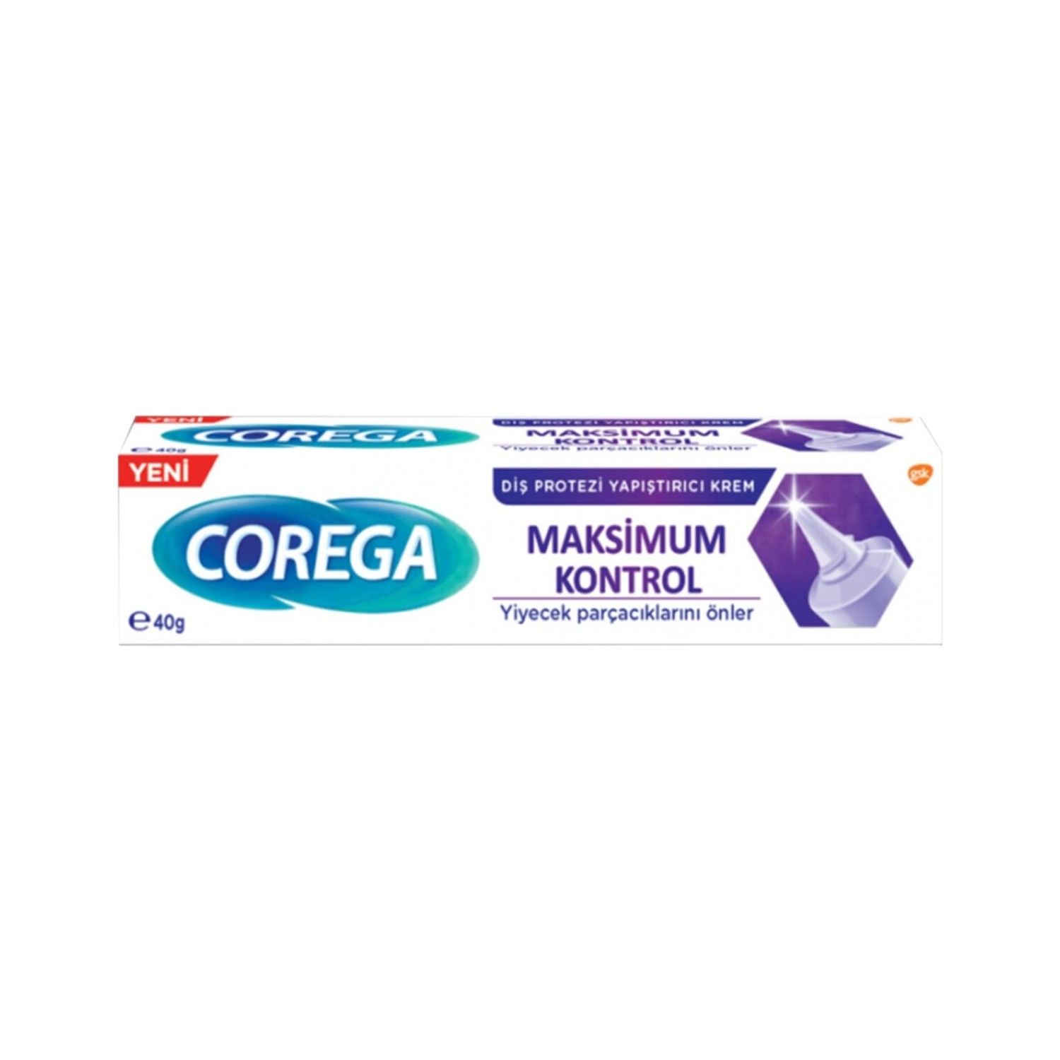 Corega Maximum Kontrol Diş Protezi Yapıştırıcı Krem 40 gr