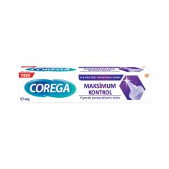 Corega Maximum Kontrol Diş Protezi Yapıştırıcı Krem 40 gr