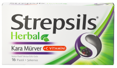 Strepsils Herbal Kara Mürver Boğaz Pastili 16 Adet