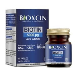 Bioxcin Biotin 5000 Mcg + Çinko 15 Mg 60 Tablet