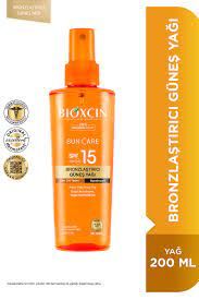 Sun Care Tüm Ciltler için Bronzlaştırıcı Yağ Spf 15