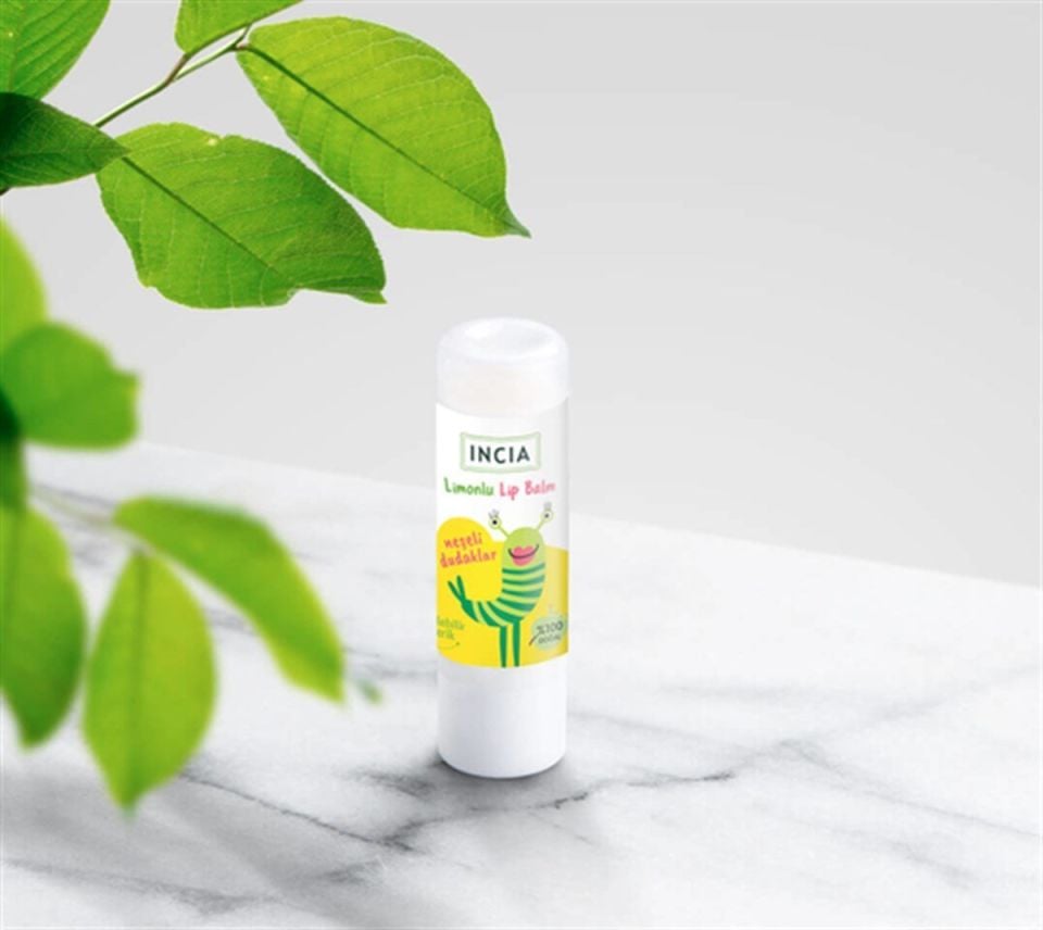 Incia Çocuklar İçin Limonlu Dudak Besleyici 6 gr