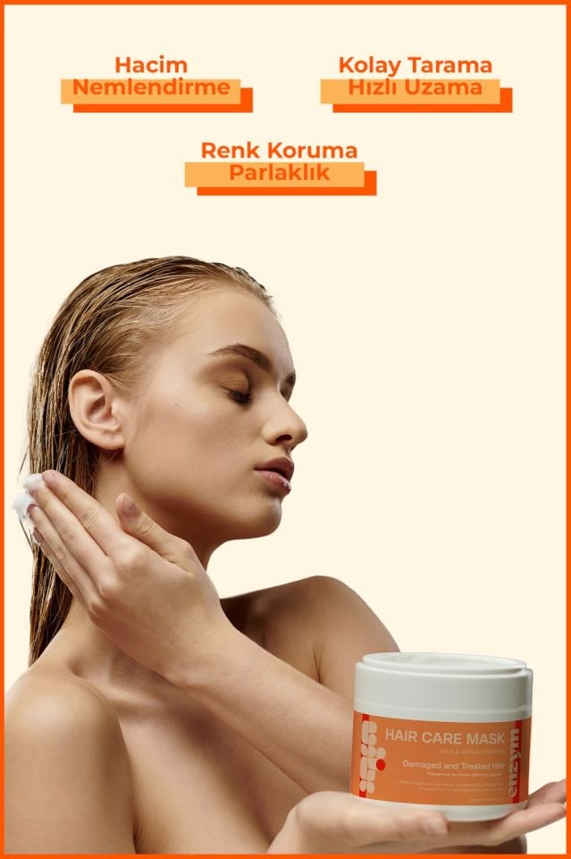 ENZYM COSMETICS Kuru, Yıpranmış Ve Işlem Görmüş Saçlar Için Saç Bakım Maskesi 250 ml