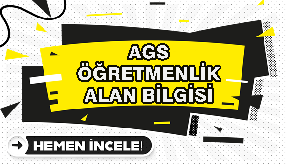 AGS ÖĞRETMEN ALAN BİLGİ SINAVI