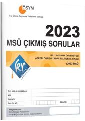 KR Akademi 2023 MSÜ Çıkmış Sorular Tıpkı Basım Kitapçığı