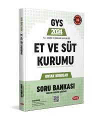 Data 2024 GYS Tarım ve Orman Bakanlığı Et ve Süt Kurumu Ortak Konular Soru Bankası Çözümlü Data