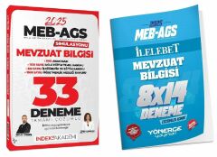 İndeks + Yönerge 2025 MEB-AGS Simülasyonu Mevzuat Bilgisi 33+14 Deneme 2 li Set