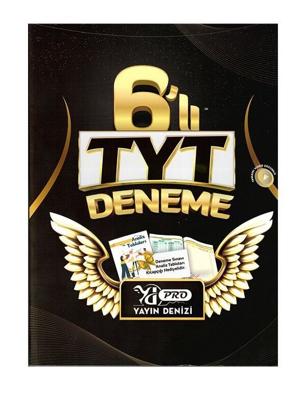 Yayın Denizi Pro 2024 TYT 6 lı Deneme Video Çözümlü Yayın Denizi
