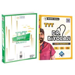 ÜçDörtBeş  TYT Biyoloji Soru Bankası ve KR Akademi Barış Hoca TYT Dr. Biyoloji Soru Bankası Seti