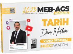 İndeks Akademi 2025 MEB-AGS Akademisi Tarih Video Ders Notları