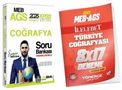 HocaWebde + Yönerge 2025 MEB-AGS Türkiye Coğrafyası Soru Bankası + 17 Deneme 2 li Set