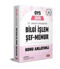 2025 Adalet Bakanlığı Bilgi İşlem Merkez Taşra Şef Taşra Memur Konu Anlatımlı Data Yayınları