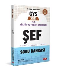 Data Yayınları 2024 GYS Kültür ve Turizm Bakanlığı Şef Soru Bankası