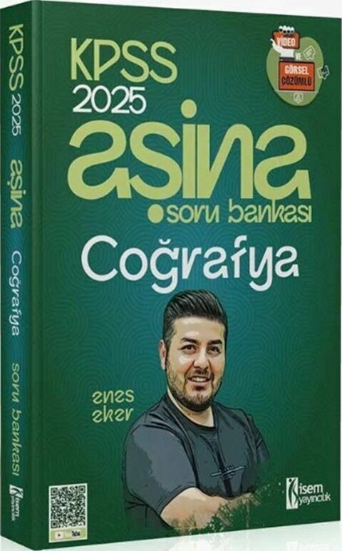 İsem 2025 KPSS Coğrafya Aşina Soru Bankası Çözümlü - Enes Eker İsem Yayınları