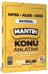 Yediiklim 2025 KPSS ALES DGS Sayısal Mantık Konu Anlatımı Yediiklim Yayınları