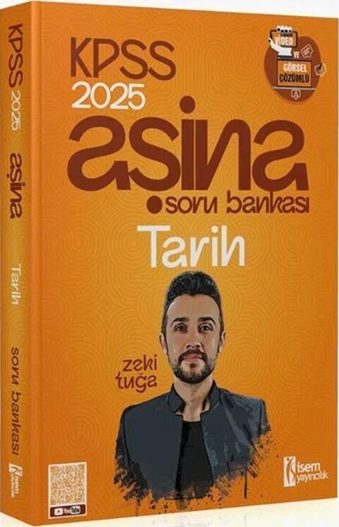 İsem 2025 KPSS Tarih Aşina Soru Bankası Çözümlü - Zeki Tuğa İsem Yayınları