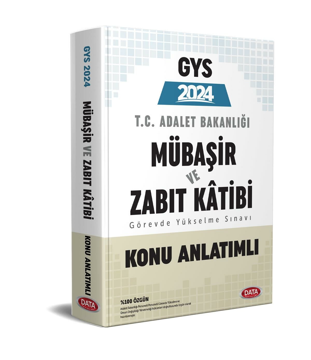 Data 2024 GYS Adalet Bakanlığı Mübaşir ve Zabıt Katibi Konu Anlatımlı Görevde Yükselme