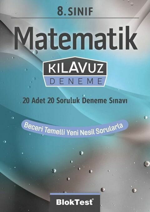 Bloktest Yayınları 8. Sınıf Matematik Kılavuz Deneme