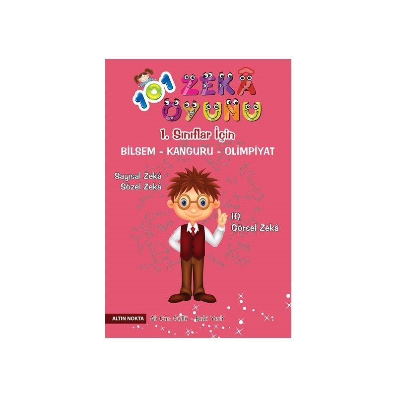 Altın Nokta Yayınları 1. Sınıf 101 Zeka Oyunu Bilsem - Kanguru - Olimpiyat Kitabı
