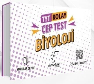 Karekök Yayınları TYT Biyoloji Kolay Cep Test