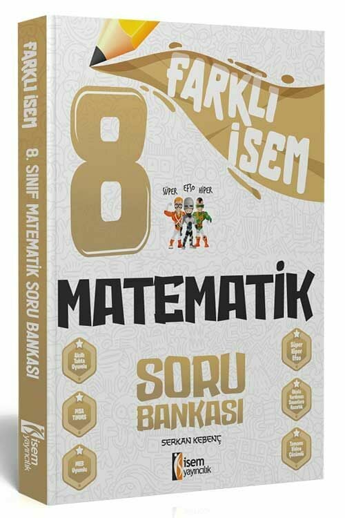 Farklı İsem 8. Sınıf Matematik Soru Bankası İsem Yayıncılık