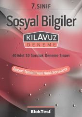 Bloktest Yayınları 7. Sınıf Sosyal Bilgiler Kılavuz Deneme