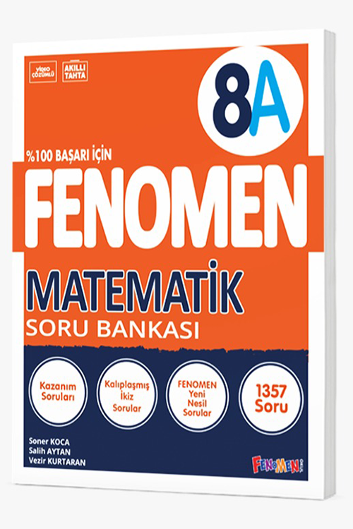 Fenomen Okul Yayınları 8. Sınıf Fenomen Matematik A Soru Bankası